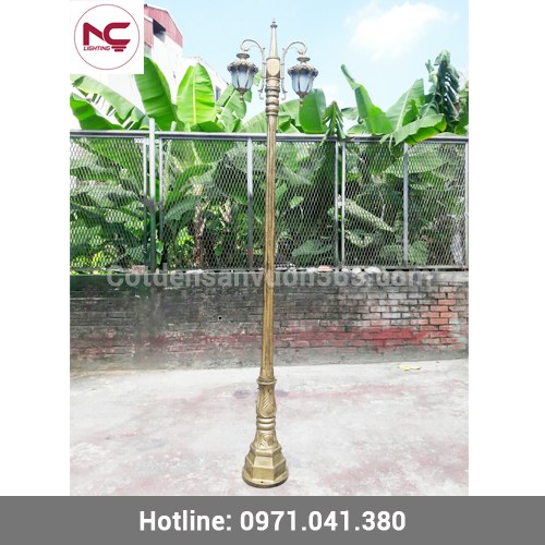 Các mẫu cột đèn trang trí sân vườn bằng nhôm và gang 31 cot den san vuon dc02-15-org