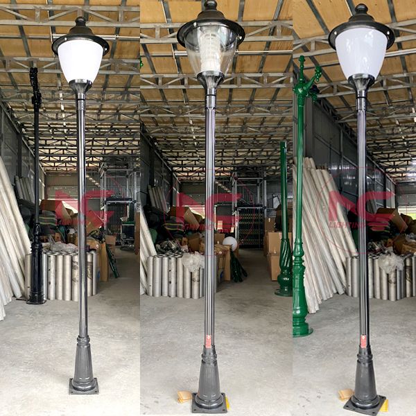 Cột đèn sân vườn DC11 7 cột đèn trang trí 1 bóng DC11