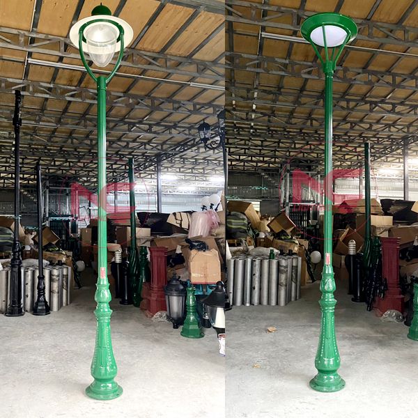 Cột đèn sân vườn 1 bóng 19 cột đèn trang trí 1 bóng dc09, Cột đèn sân vườn 1 bóng