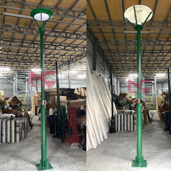 Cột đèn sân vườn 1 bóng 17 cột đèn trang trí 1 bóng, Cột đèn sân vườn 1 bóng
