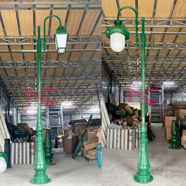 Cột đèn sân vườn 1 bóng 12 cột đèn trang trí sân vườn 1 bóng DC 06, bán cột đèn sân vườn, Cột đèn sân vườn 1 bóng