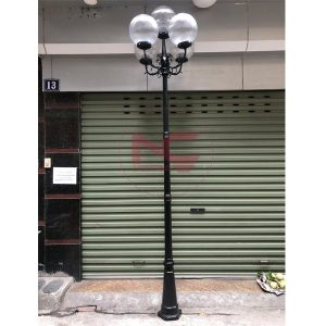 Cột đèn sân vườn 5 bóng 9 cột đèn trang trí sân vườn 1 bóng, Cột đèn sân vườn 5 bóng