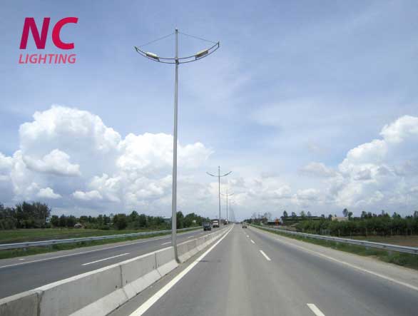 Trụ đèn đường cao áp NC-11 8 Cột đèn đường cao áp kiểu cánh buồm NC LIGHTING