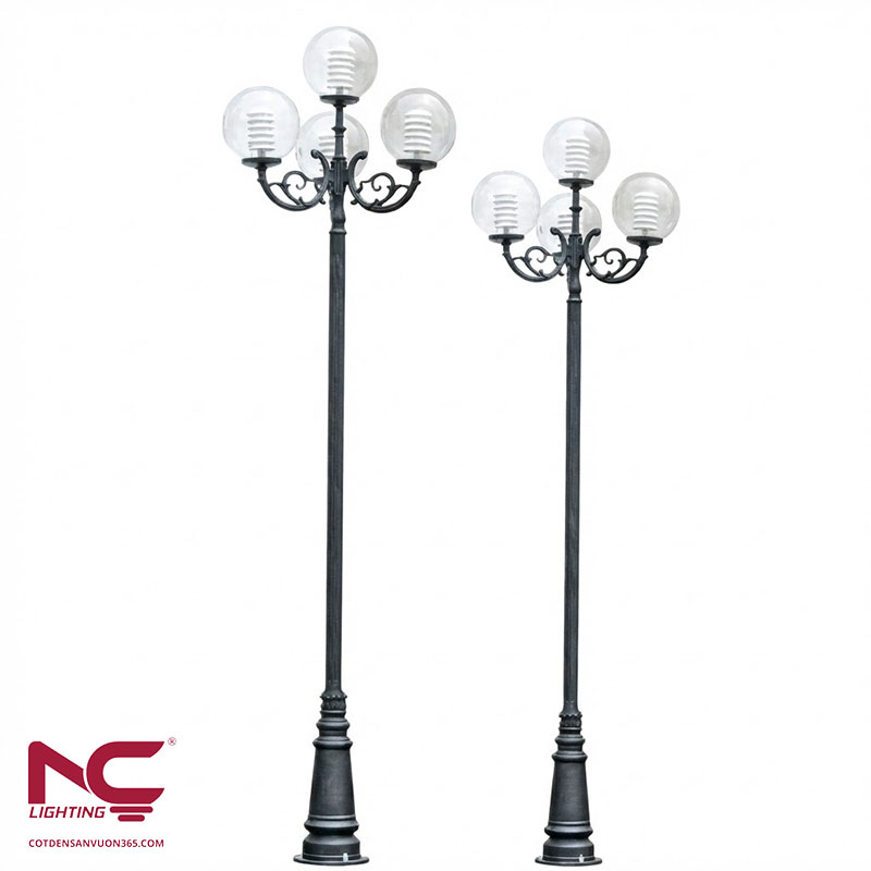 Cột đèn trang trí sân vườn Pine 6 Cột đèn trang trí sân vườn Pine