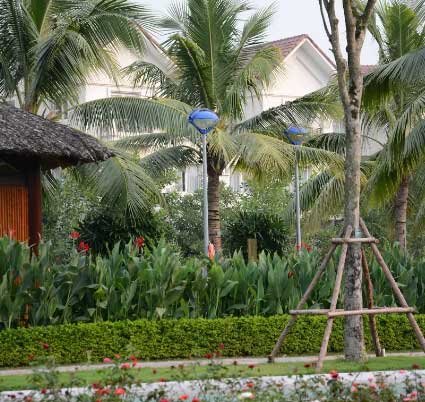 Đèn vườn con mắt 8 Đèn trang trí sân vườn con mắt Đèn trang trí sân vườn con mắt