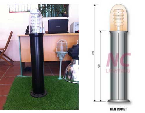 Đèn Sân Vườn COMET – Đèn Trang Trí Hiệu Suất 90Lm/W 8 Hình ảnh thực tế và chi tiết cấu tạo đèn sân vườn comet