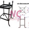 Khung móng cột đèn 3 Bản vẽ khung móng cột đèn