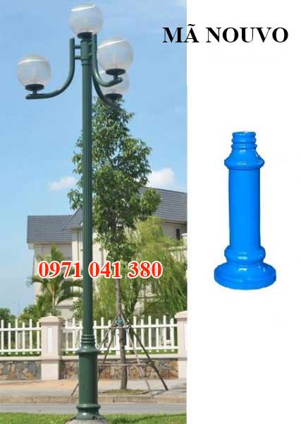 Cơ sở bán cột đèn sân vườn đẹp với nhiều phong cách 6 Cột đèn sân vườn NOUVO, bán cột đèn sân vườn