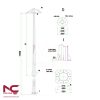 Cột Đèn Giàn Nâng Hạ 17m 2 Cột Đèn Giàn Nâng Hạ 17m