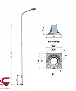 Cột Đèn Cao Áp 7m