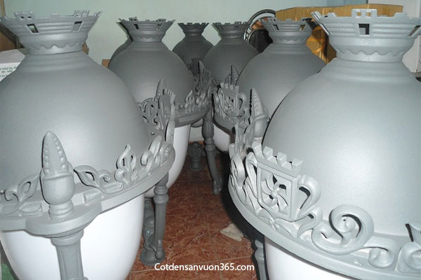 Top 3 mẫu đèn sân vườn đẹp nhất 4 Den nu hoang lam bang nhom duc ap luc cao
