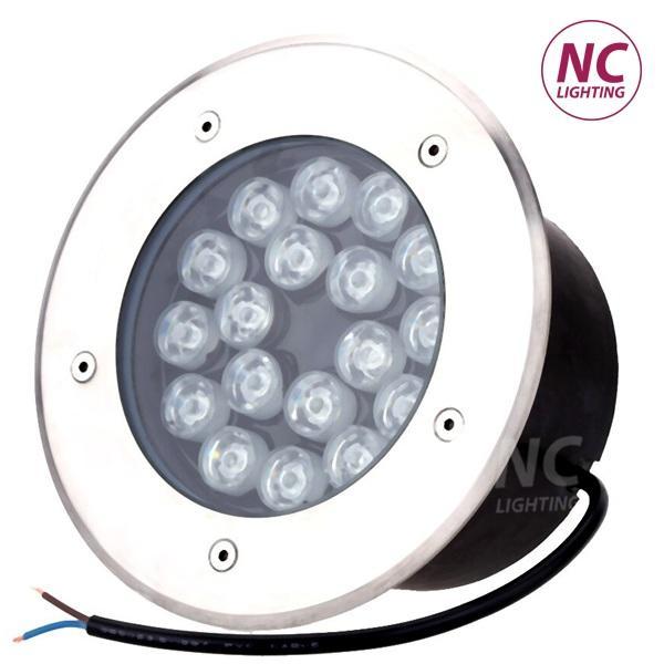 Đèn Led Âm Đất Tròn NADT 1W - 50W 5 Đèn led âm đất NCA-05 công suất 18W