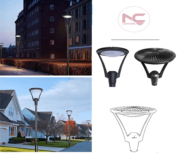 Đầu Nấm Mika Tán Quang DN18 – Đèn LED Sân Vườn IP65 7 đầu nấm mika tán quang DN18
