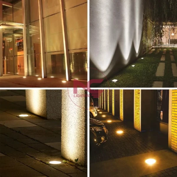 Đèn Led Âm Đất Không Chỉnh Hướng Cao Cấp ADKCH 6 đèn led âm đất không chỉnh hướng cao cấp ADKCH