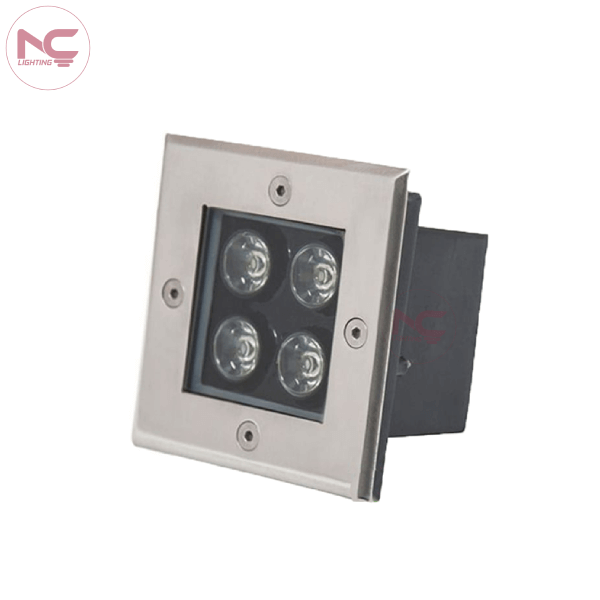 Đèn Led Âm Đất Vuông ADV 1 Đèn Led Âm Đất Vuông ADV 4W