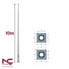 Cột đèn cao áp 10m 2 Cột đèn cao áp 10m