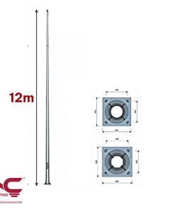 Cột Đèn Cao Áp 12m