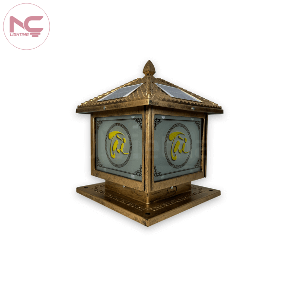Đèn Trụ Thư Pháp Năng Lượng Mặt Trời LNC-TC-05 250mm 1 Mẫu Đèn Trụ Thư Pháp Năng Lượng Mặt Trời LNC-TC-05 250mm