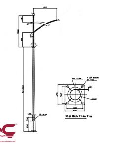 Trụ đèn cao áp NC-13